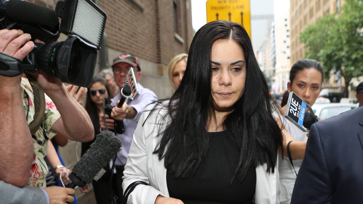 Jessica Silva leaves court after being found guilty of manslaughter. Picture: AAP