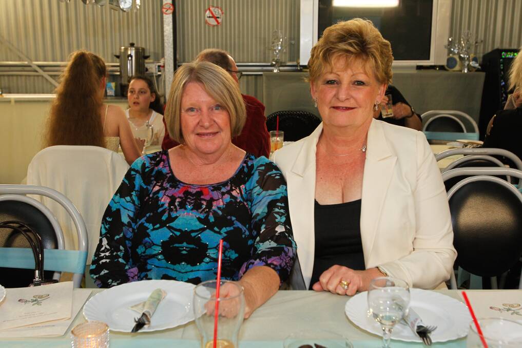 Maureen Hay and Pauline Beale at Alan and Betty Farmilo’s 60th wedding anniversary.