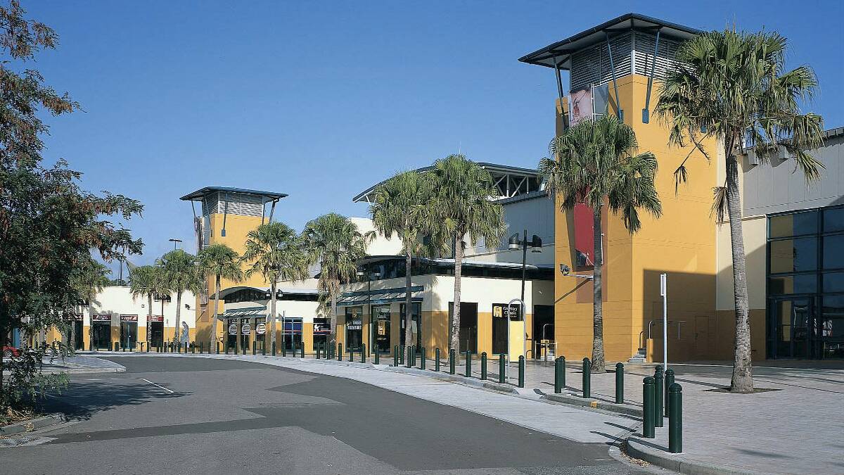 An artist's impression of how a factory outlet and homemaker centre could appear at Kembla Grange.