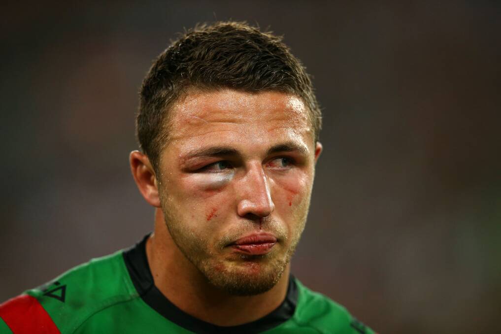 Sam Burgess of the Rabbitohs. Picture: GETTY IMAGES