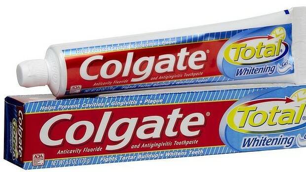 Health concerns: Colgate Total contains triclosan. Picture: supplied