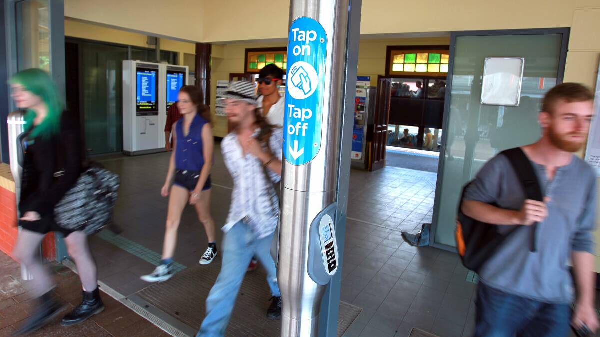The Opal card system will be available at all stations on the line to Port Kembla and Bomaderry. Picture: ORLANDO CHIODO