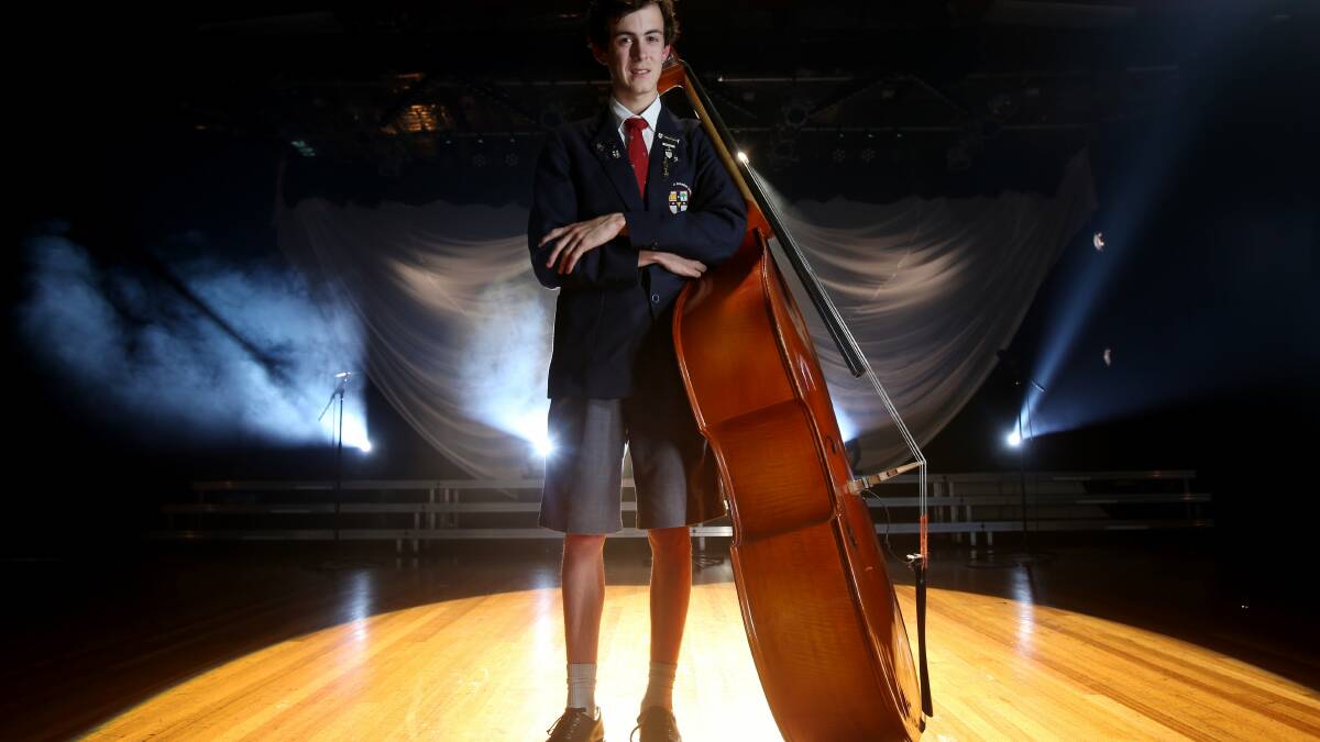 Young composer: Adrian Whitehall will have his composition recorded by the Australian Chamber Orchestra in 2015. Picture: ROBERT PEET