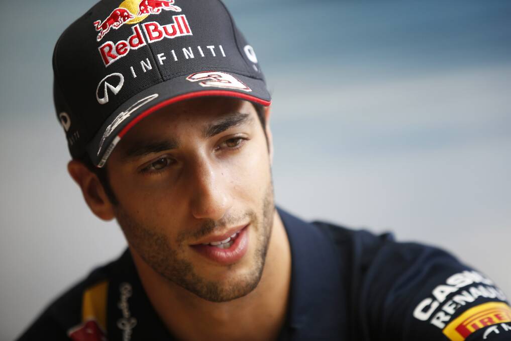 "I'm very competitive. If I have to 'turn it on', I know how to" - Daniel Ricciardo. Picture: REX/SPLASH