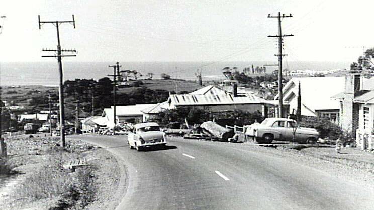 The view down Bulli Pass in the 1960s was very different.