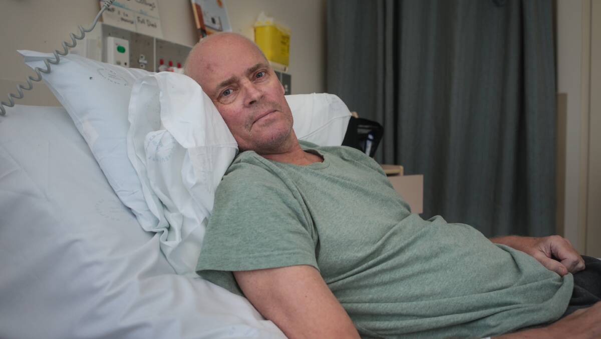 Wollongong cancer sufferer Nick Collings. Picture: ADAM McLEAN