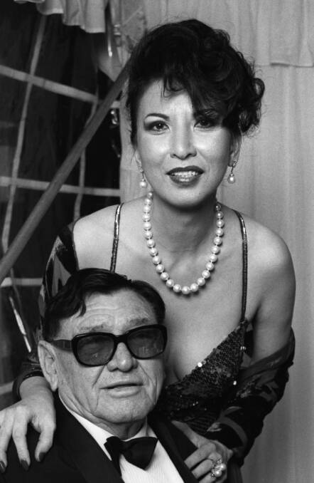 Lang and Rose Hancock at Lang's 82nd birthday in 1991.