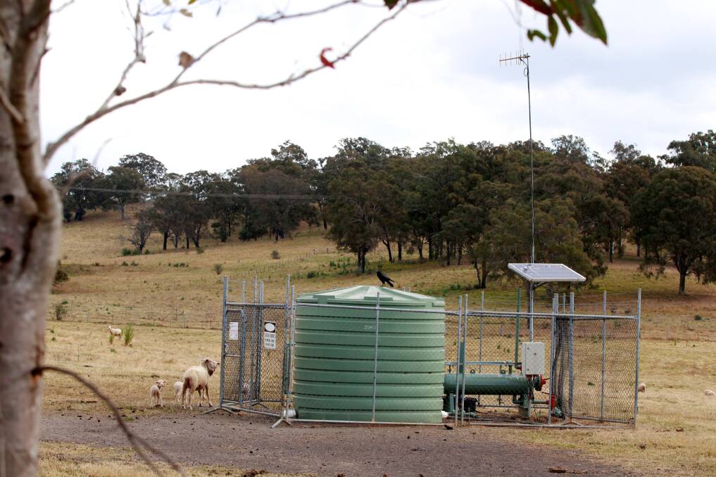 A coal seam gas well at the Nepean River, Camden, operated by AGL. Picture: EDWINA PICKLES