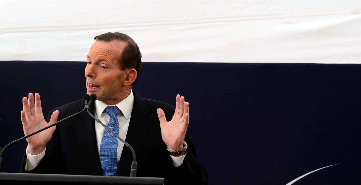 Prime Minister Tony Abbott. Picture: PENNY STEPHENS