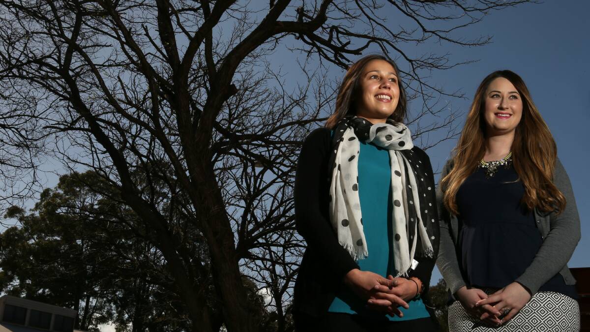 Danielle Koncz and Alexandra Rodriguez felt there was a need for an anxiety support group for sufferers and their families in the Illawarra. Picture: KIRK GILMOUR
