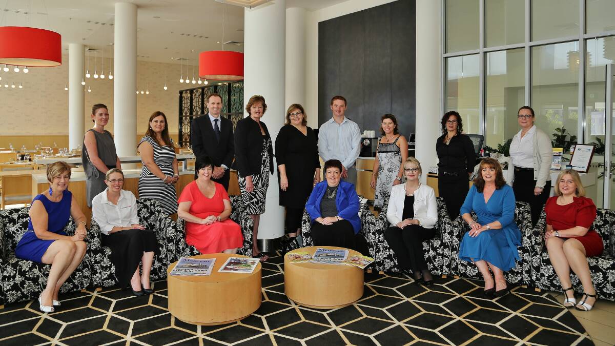 Measure: Judges for the 2014 Illawarra Women in Business Awards at the Chifley Hotel. Picture: GREG ELLIS