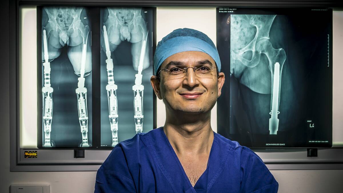 Dr Muderis tells his incredible story in Walking Free. Picture: TIM BAUER