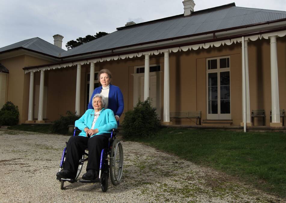 Memories: Jill Chauncy and her daughter, Victoria Dodge, at Throsby Park. Photo: Sahlan Hayes