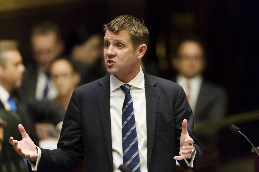 NSW Premier Mike Baird and members of his cabinet attended an Advantage Wollongong forum held in Sydney on Thursday.