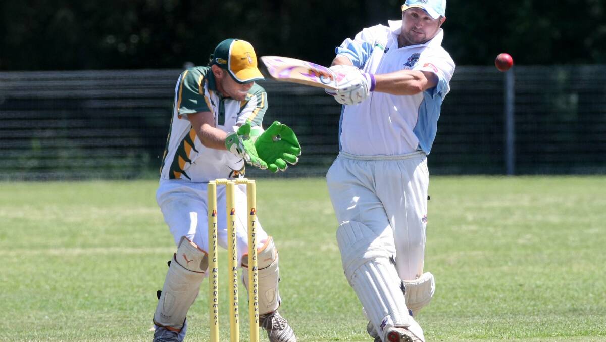 Star: Kerry Penfold batting for Oak Flats in 2009. The classy opener has returned to Oak Flats and belted an unbeaten ton in the win over Albion Park. 