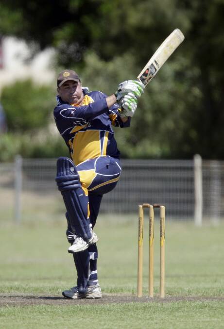Great knock: Lake Illawarra's Tony McCabe made an unbeaten 70 in the big win over Oak Flats in the South Coast one-day final at Howard Fowles Oval 