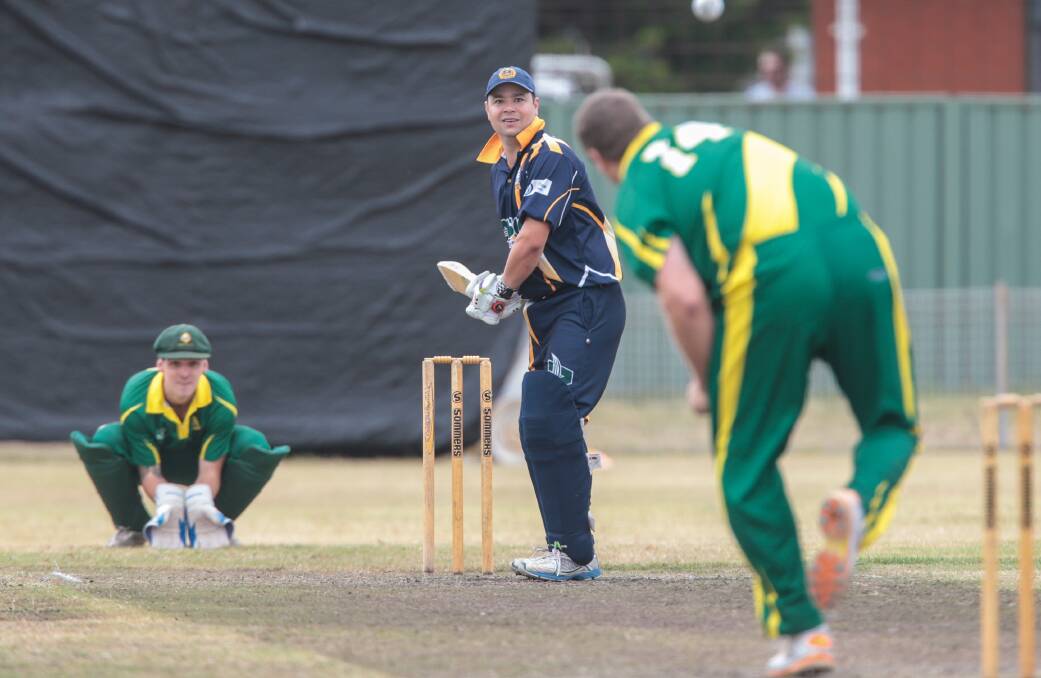 On top: Scott Ulcigrai made 126 against Albion park to put Lake Illawarra in a commanding position in their clash at Keith Grey Oval.
 