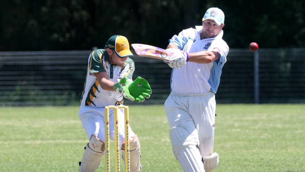 In form: Oak Flats opener Kerry Penfold made a half century in the Rats' easy win over Shellharbour in South Coast cricket. 