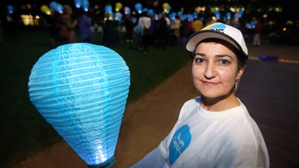 Didi Kello will shine a gold lantern at the Leukaemia Foundation's Light the Night Walk at Flagstaff Hill on October 3. Picture: ROBERT PEET