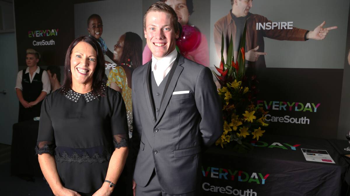 Deb Tozer and Dylan Abbot at an Illawarra Business Chamber Business After Hours networking event. Picture: GREG ELLIS 
