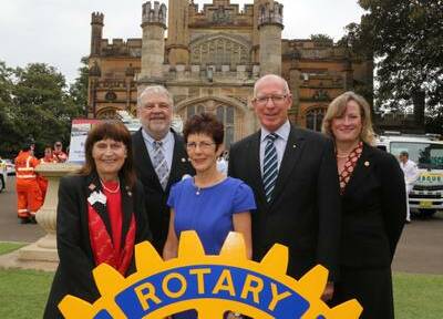 Dot Hennessy, Ian Johnston, Linda Hurley, Governor of NSW  David Hurley and Carole Johnston at the launch of the Illawarra born NSW Emergency Service Awards at Government House. Picture by Greg Ellis.