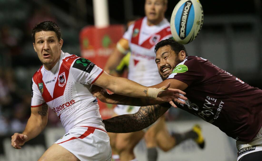 Gareth Widdop in action for the Dragons. Picture: ADAM McLEAN