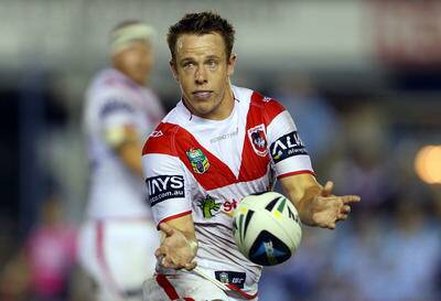 Sam Williams in action for the Dragons in March. Williams has signed with junior club Canberra for next season.