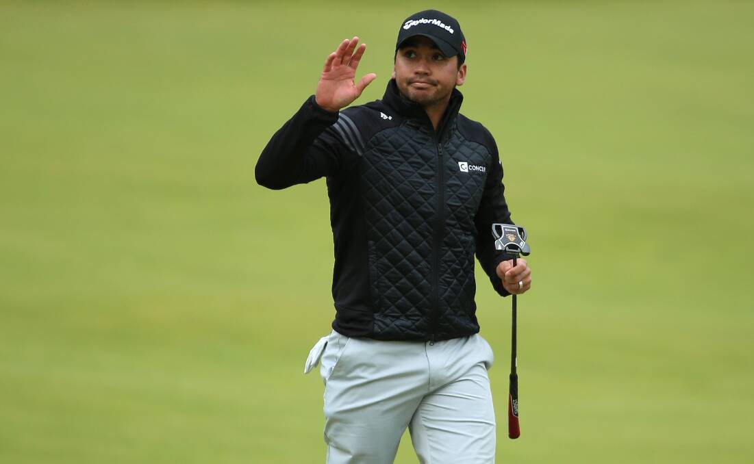 Jason Day during round three of the British Open. Picture: GETTY IMAGES