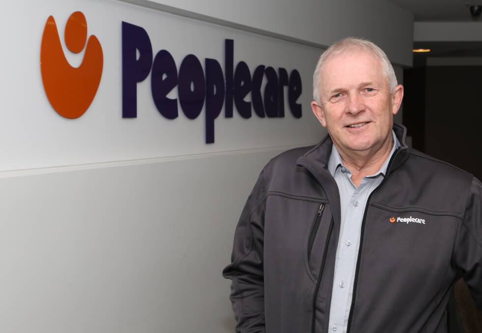 Caring for people: Peoplecare chief executive Michael Bassingthwaighte. Picture: Greg Ellis.