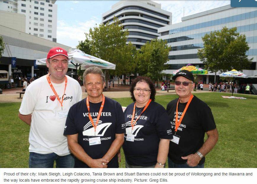 Wollongong’s cruise ship ambassadors recognised