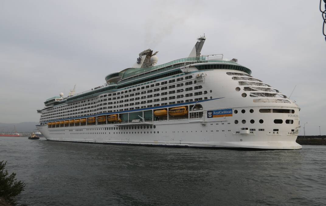 Voyager arrives in Port Kembla. Picture: Greg Ellis.

