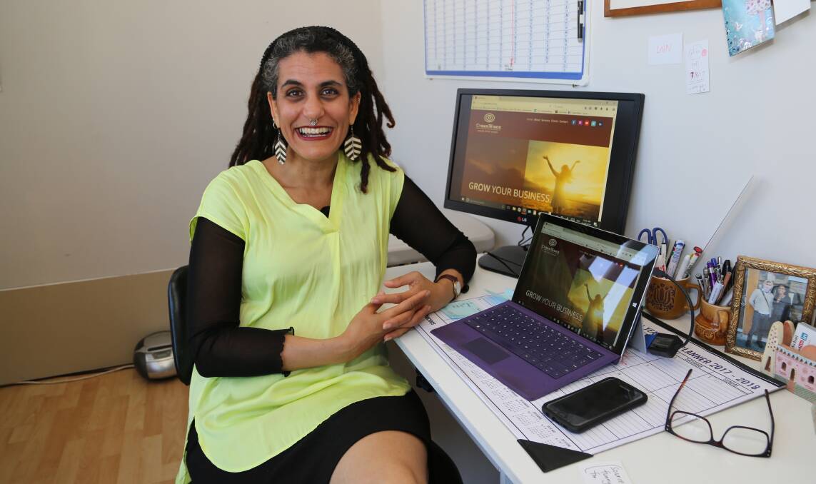 Kickstart to success: CyberTribes founder Melinda Shobrook is helping many Illawarra businesses after getting her start with the help of NEIS. Picture: Greg Ellis.

