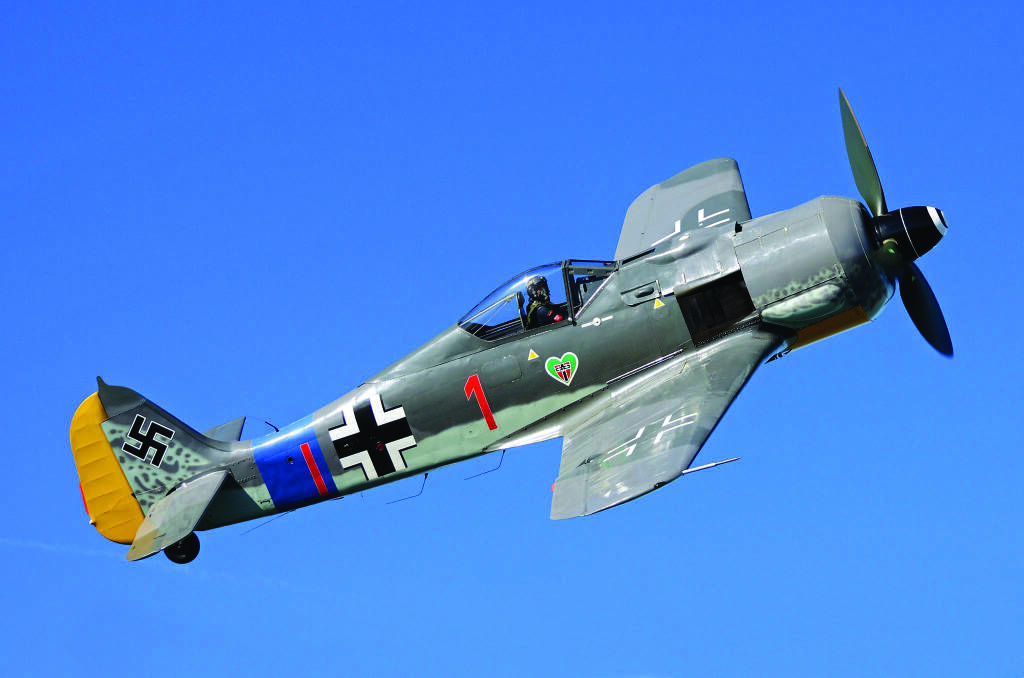 Unusual sight: The Focke-Wulf 190, will be one of the star attractions in the flying display at the Wings Over Illawarra 2016 Airshow. Picture: Hazair Ltd

