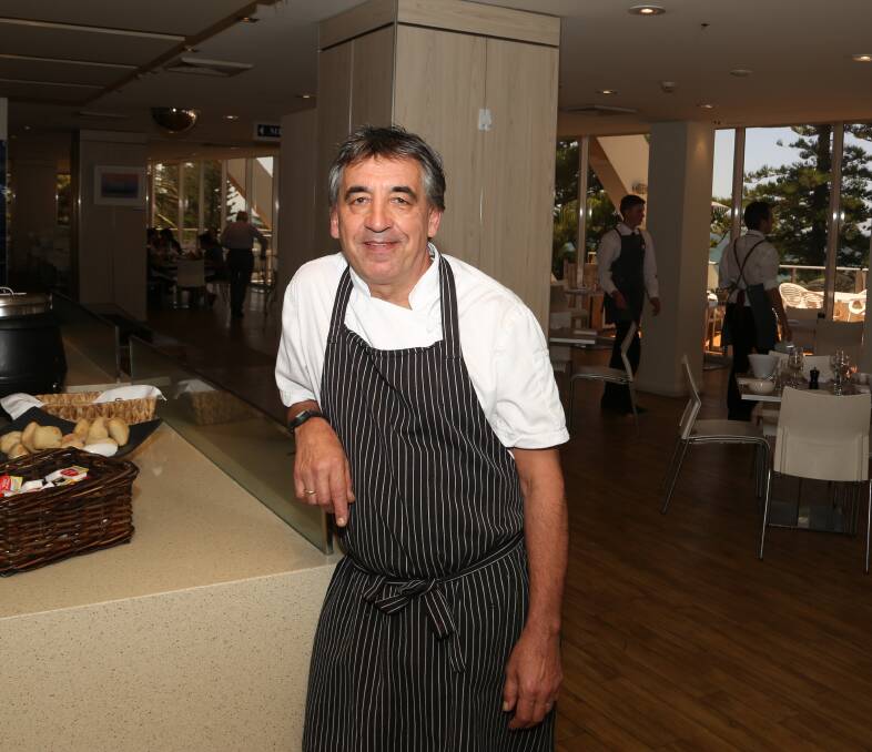 Top chef: Novotel Wollongong Northbeach executive chef Marty Wuestner celebrated 30 years at the hotel on the weekend. Picture: Greg Ellis.
