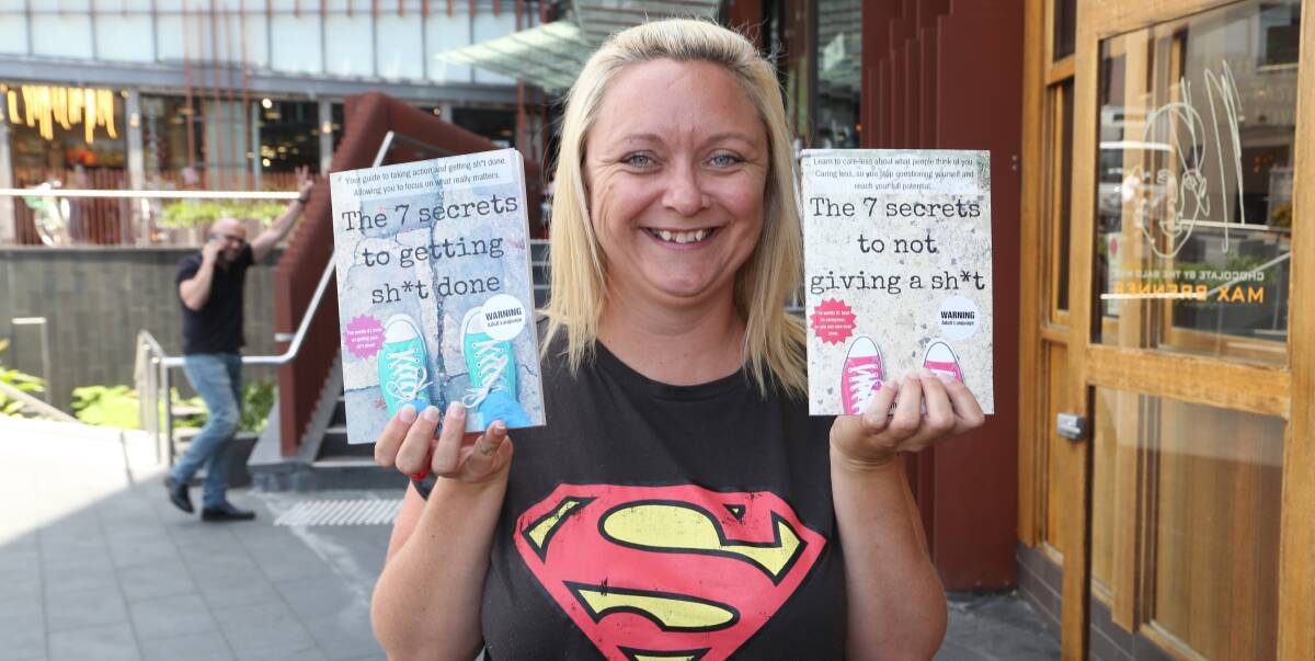 Super author: Emma Perrow is able to leap tall subjects in a single bound book with her down to earth writing style. She has just released the second book in her 7 Secrets series. Picture: Greg Ellis.

