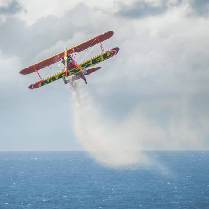 PLANE ACTION: One of the aerial sites during a previous Festival of Flight at Stanwell Park. 