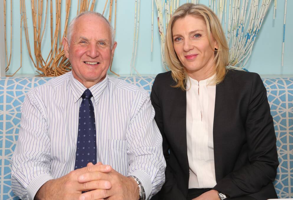 Giving individuals a chance to invest in property development: Glenn Griffin, of Investors Exchange Ltd, and Jennifer Macquarie, of Fountaindale Group. Picture: Greg Ellis. 