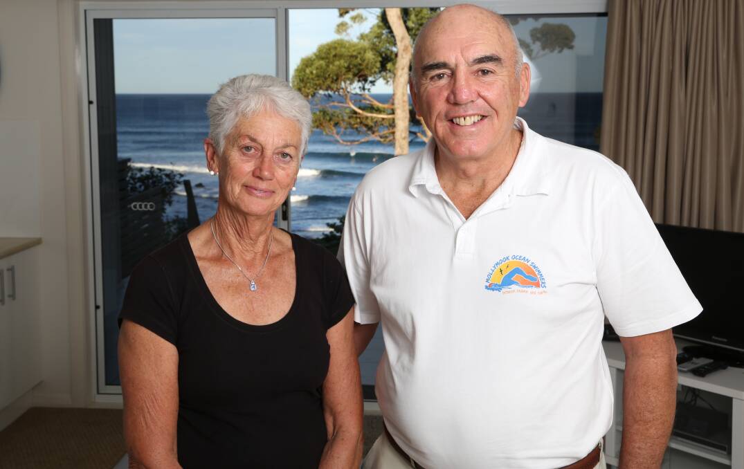 That's Gold: Former Wollongong couple June and Ken Banks run the best holiday accommodation of its kind in Australia at Mollymook. Pic: Greg Ellis.


