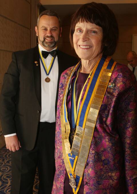 Dot Hennessy became the first female president of Wollongong Rotary in 2009 taking over from outgoing president Geoff Goeldner.

