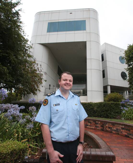 SES Commissioner Adam Dent outside the new state headquarters that is being upgraded and fitted out with state-of-the-art technology. Picture: Adam McLean.
