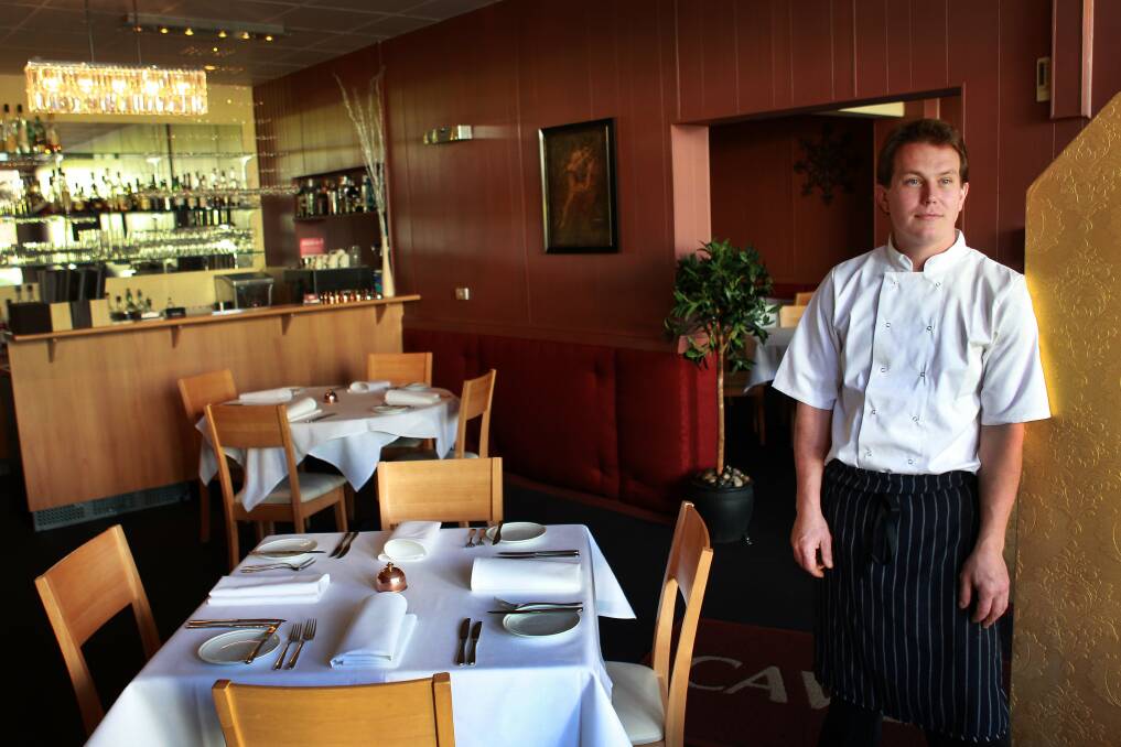 Caveau restaurant owner Peter Sheppard has been recognised many times for the quality of his food and service.