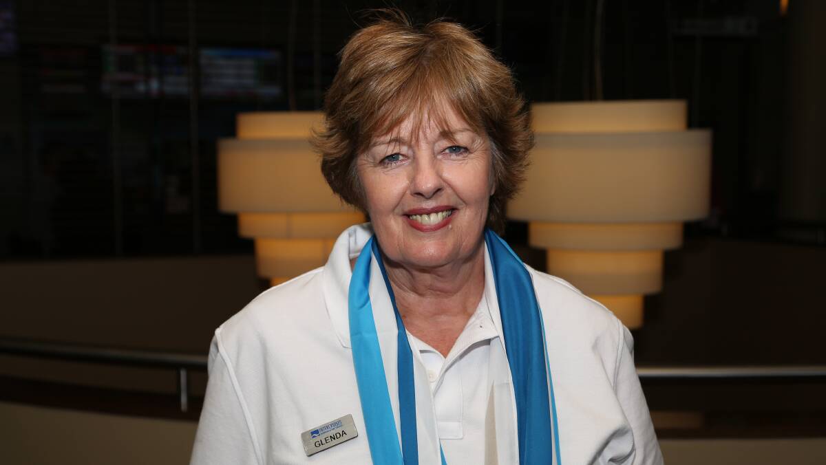 Tour leader: Glenda Papac has been so good at leading cruise ship tour groups on shore excursions that Intercruise has given her an official badge. Pic: Greg Ellis.





