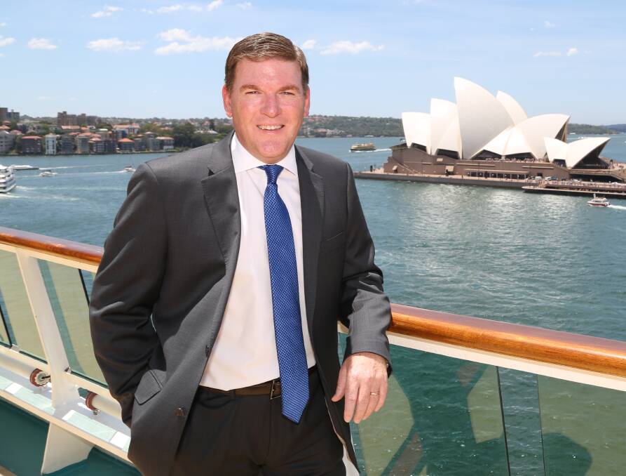 Global opportunity: Gavin Smith has been promoted to one of the most senior positions in a large international cruise ship company but despite moving to London he is coming to Wollongong to talk opportunity. Pic: Greg Ellis.
