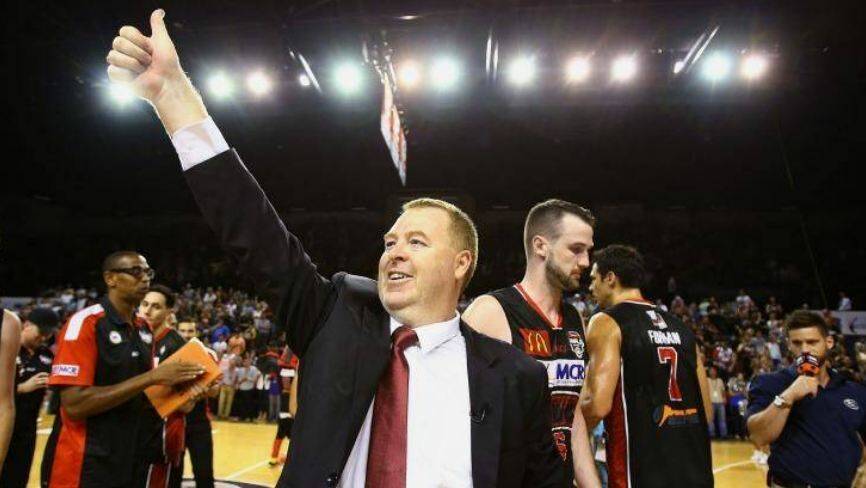 True grit: Illawarra Hawks head coach Rob Beveridge loves the never say die attitude of fans, supporters and players. 



