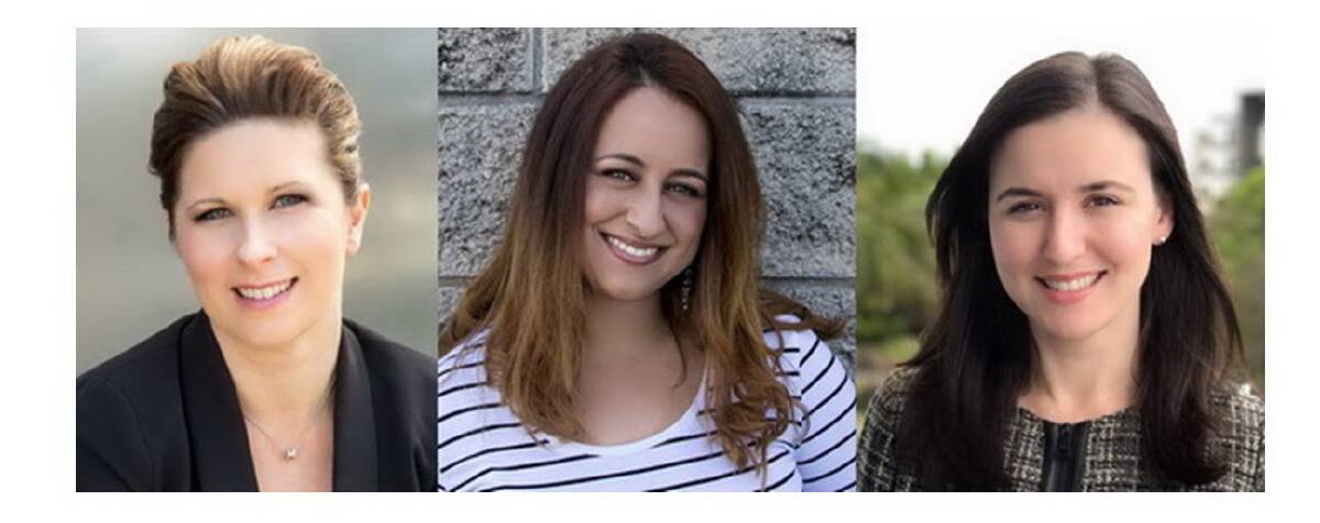 Impressive start to networking year: Natalie Viselli  Melissa Abu-Gazaleh and Jessica Saad-De Angelis first Illawarra Women in Business speakers for 2018.

 