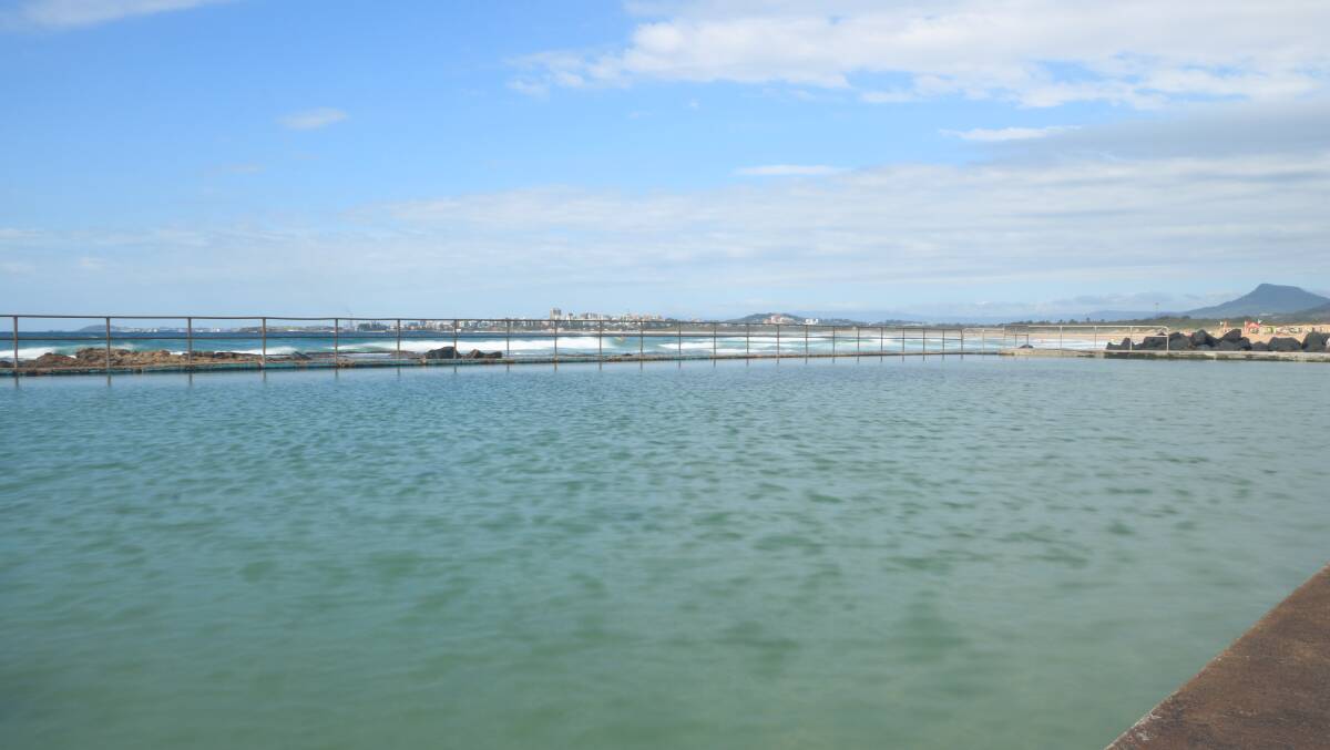MAKING A WAVE: The Towradgi pool by Anita Pallas. Send your image to letters @illawarramercury.com.au or tag via @illawarramerc.