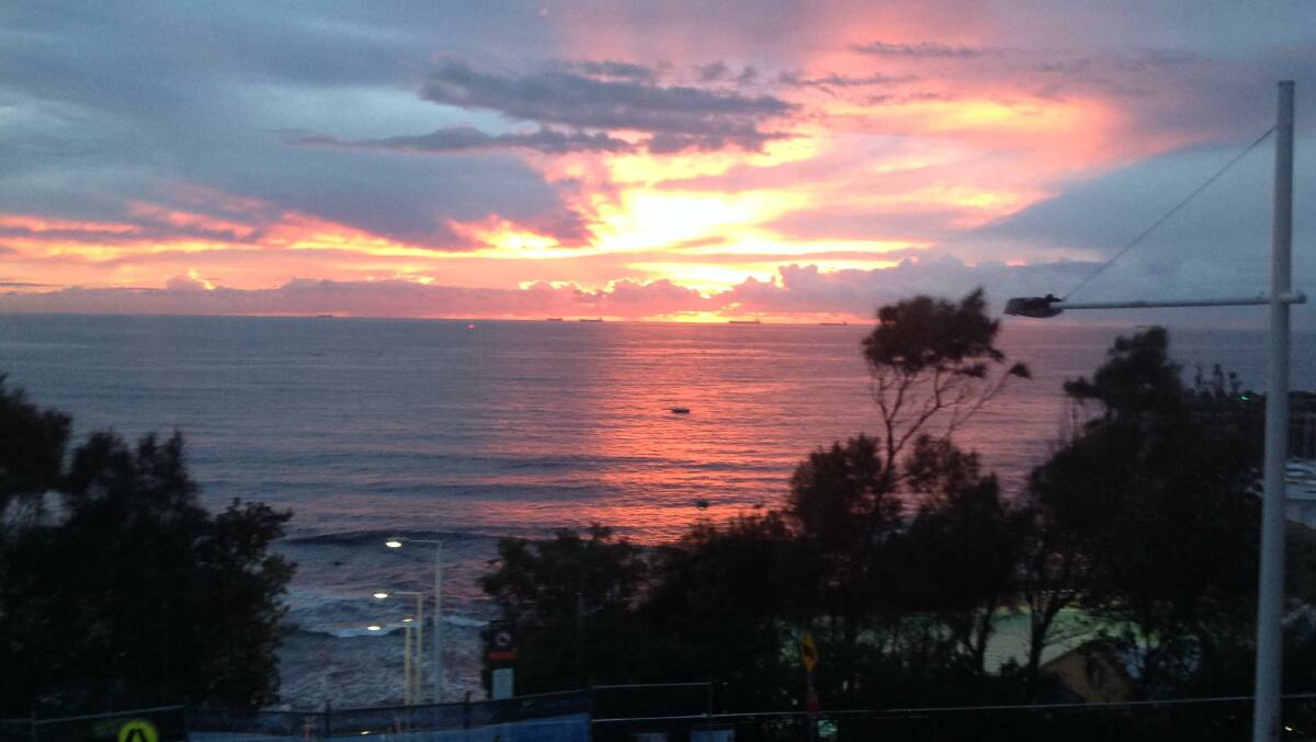 Beauty: Sunrise over continental pool from the balcony, Ian Moore. Send your pictures to letters@illawarramercury.com.au or post on our Facebook page.