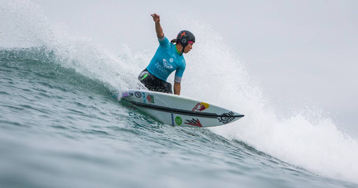New board role: Gerroa product and world tour surfer Sally Fitzgibbons will be a member of the Surfing NSW committee. Picture:  Damien Poullenot/WSL