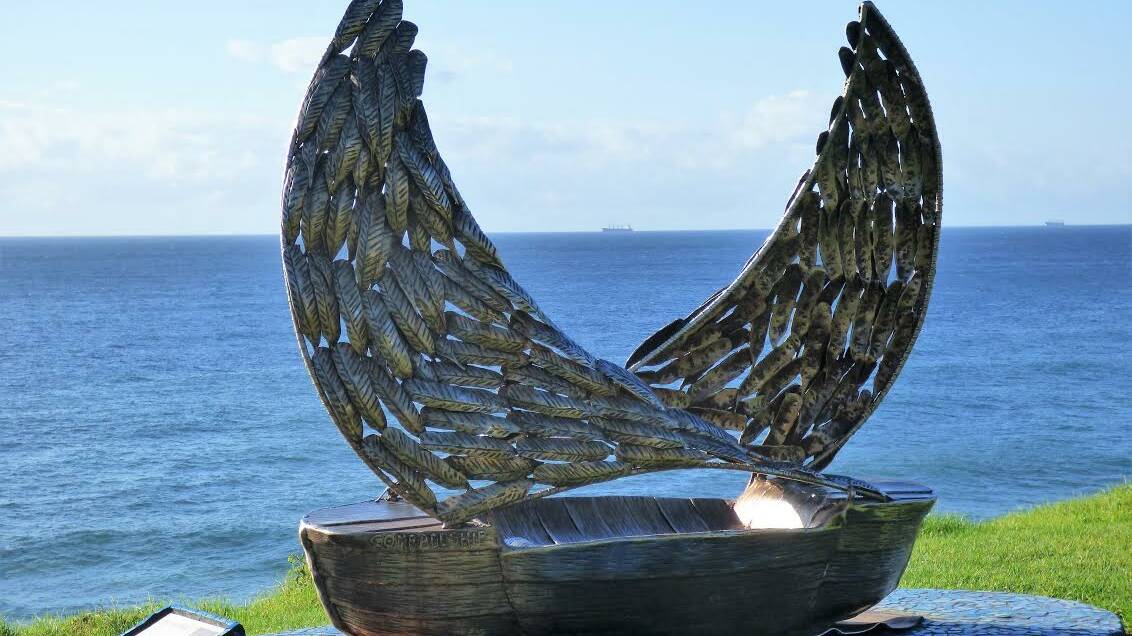 BY THE SEA: The Comradeship Sculpture by Mike and Carol Morphett. Send your image to letters @illawarramercury.com.au or tag via @illawarramerc.