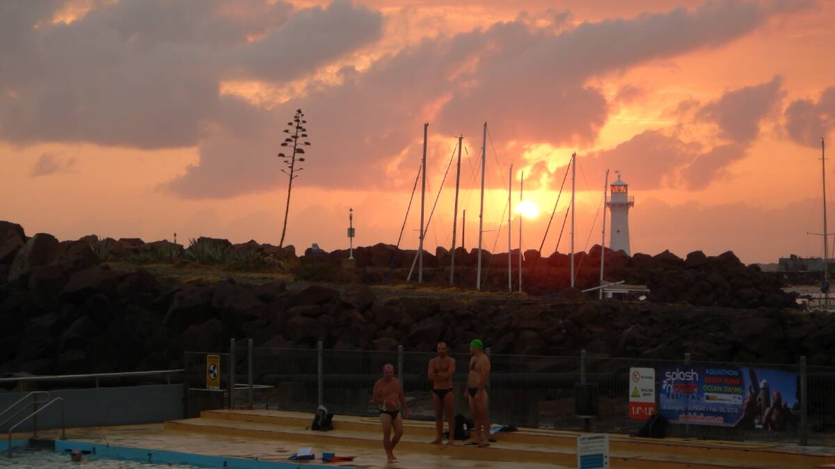 Sunrise: Continental Pool by Hans Haverkamp.  Send your pictures to letters@illawarramercury.com.au or post to our Facebook page.